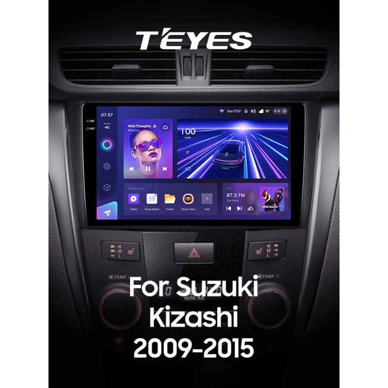 Android head unit Teyes CC3 4+64 Gb Suzuki Kizashi 2009-2015 9" 2k