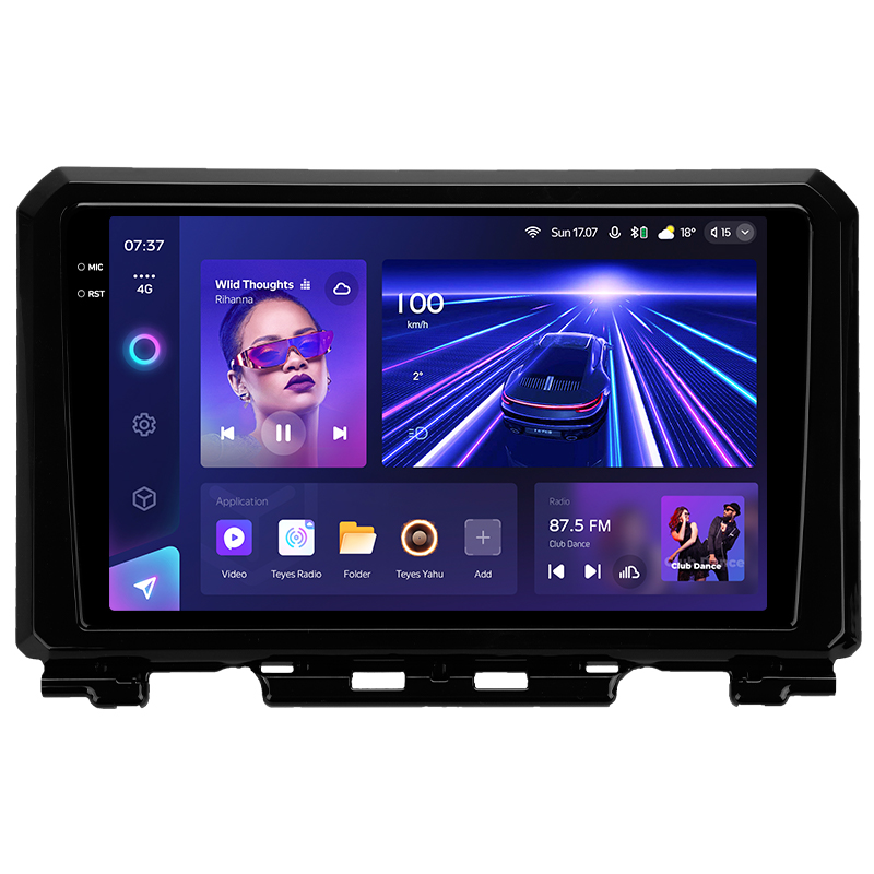 Android head unit Teyes CC3 4+64 Gb Suzuki Jimny JB64 2018-2020 9" 2k