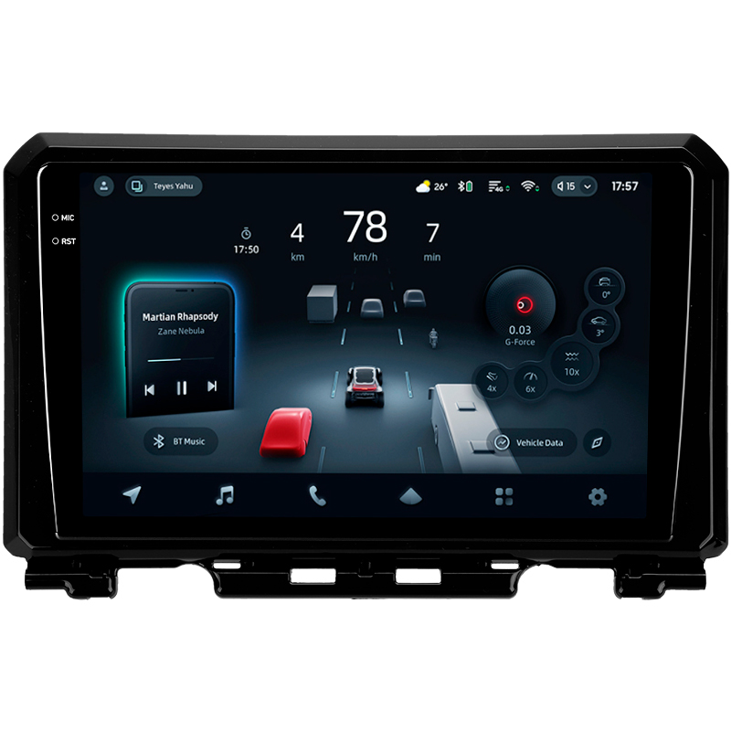 Android head unit Teyes CC4 Pro 8+128 Gb Suzuki Jimny JB64 2018-2020 9" 2k