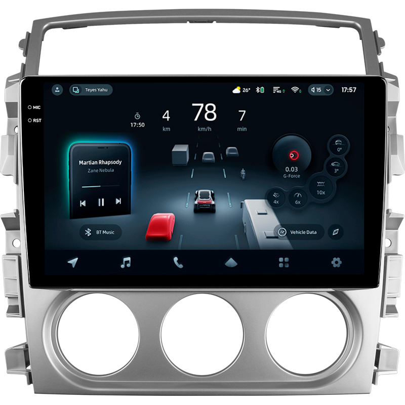 Android head unit Teyes CC4 Pro 8+128 Gb Suzuki Liana 1 2004-2008 9" 2k