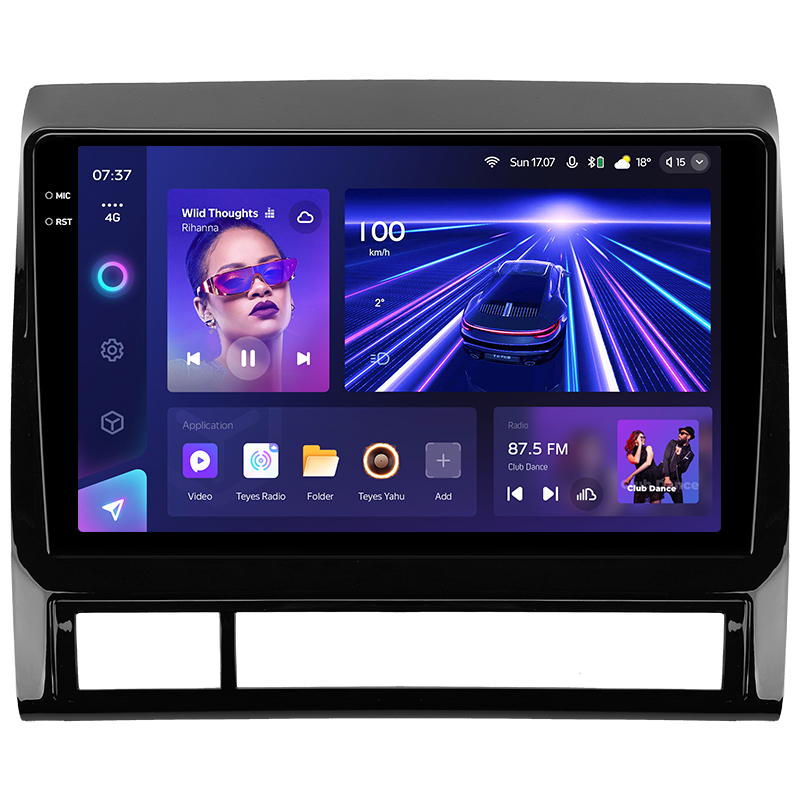 Android head unit Teyes CC3 6+128 Gb Toyota Tacoma 2 N200 Hilux 2005-2015 9" 2k (L1)