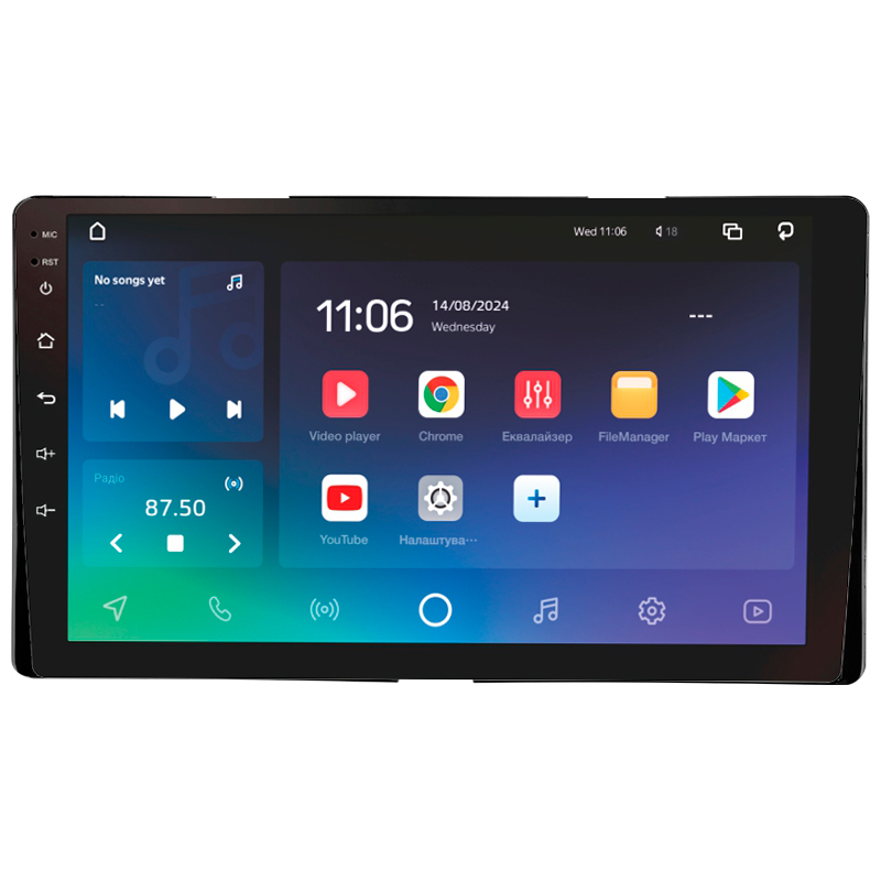 Android head unit SIGMA PRO 9464 ANDROID 10 4+64 Gb 4G DSP Toyota Sienna 3 XL30 2014 - 2020 9"