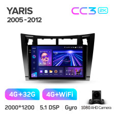 Estéreo de fábrica Teyes CC3 4 + 32 GB para Toyota Yaris XP90 (2005–2012, F1) 9