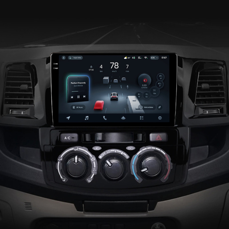 Android head unit Teyes CC4 Pro 12+256 Gb Toyota Fortuner 1 AN50 AN60 HILUX Revo Vigo (F1) 2008-2014 9" 2k (L1)