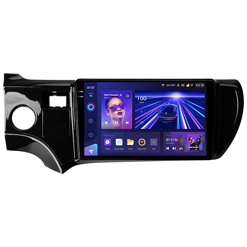 Android head unit Teyes CC3 6+128 Gb with 360° surround view° Toyota Aqua (Left hand drive) 2011-2017 9" 2k