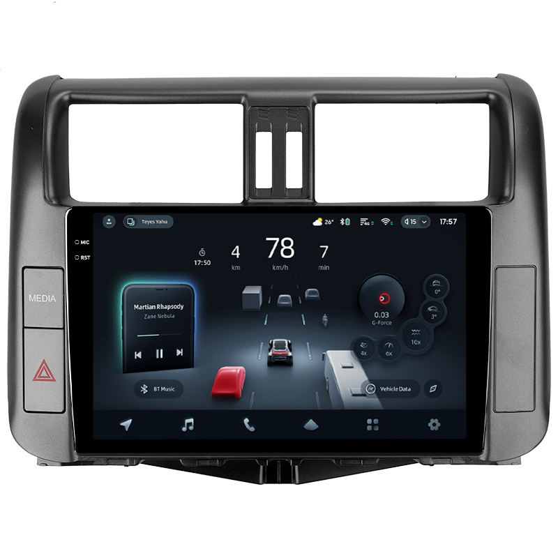 Android head unit Teyes CC4 Pro 12+256 Gb Toyota Land Cruiser Prado 150 2009-2013 (C) 9" 2k (L2)