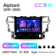Android head unit Teyes CC3 6+128 Gb with 360° surround view° Toyota Alphard H30 2015-2020 10" 2k