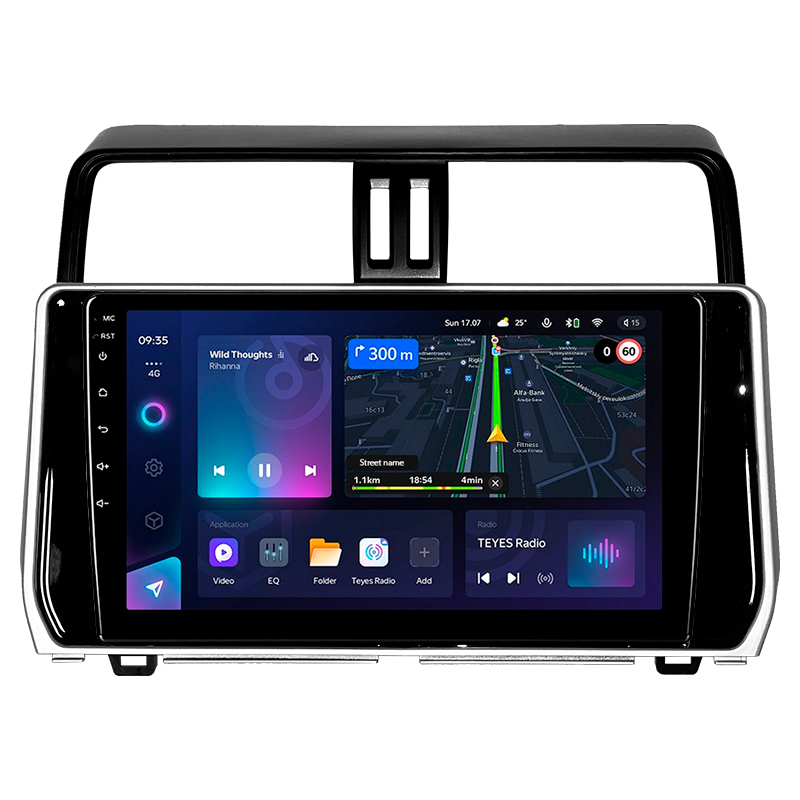 Stamm-Magnetophon Teyes CC3L 4+32 GB Toyota Land Cruiser Prado 150 (2018–2020), 10