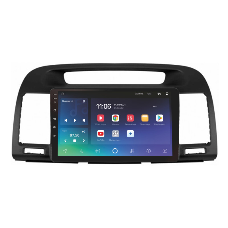 Stacja głośnikowa SIGMA PRO 9432 z Androidem 10, 4+32 GB, 4G DSP do Toyota Camry XV30 (2001–2006), czarna, 9