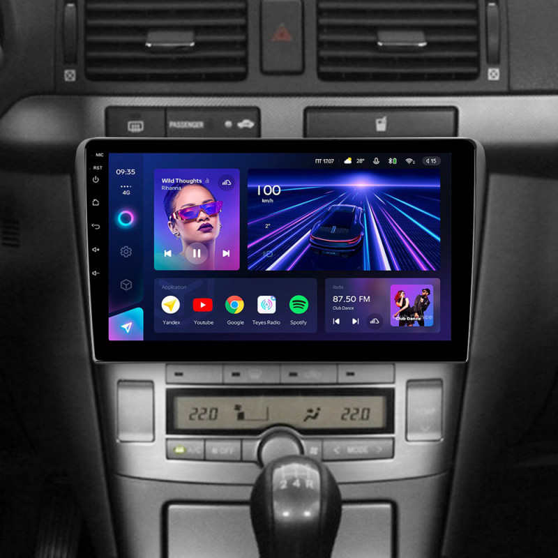 Android head unit Teyes CC3 4+32 Gb Toyota Avensis T250 2 II 2003-2009 9"