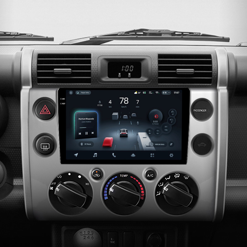 Android head unit Teyes CC4 Pro 8+128 Gb Toyota FJ Cruiser J15 2006-2020 (F1) 9" 2k