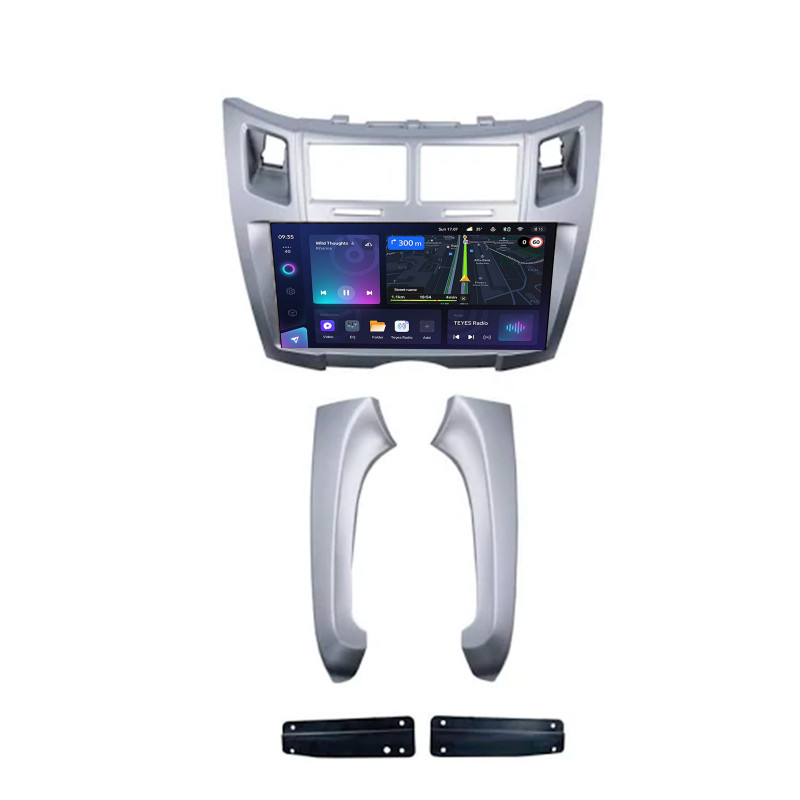 Fest eingebaute Magnetophonanlage Teyes CC3L 4+32 GB Toyota Yaris Vizio 2005–2012, 9 Zoll.
