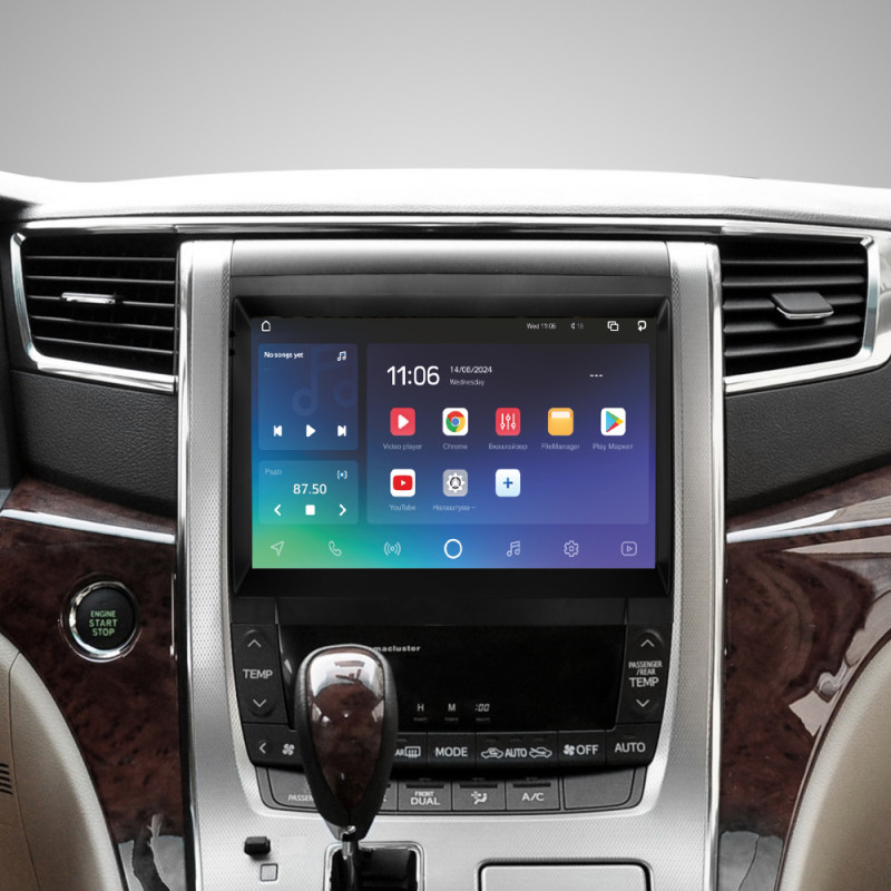 Android head unit SIGMA PRO 9432 ANDROID 10 4+32 Gb 4G DSP Toyota Alphard H20 2008-2014 9"