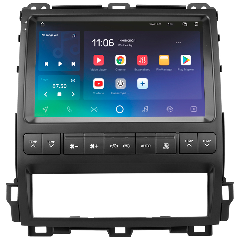 Stacja głośnikowa SIGMA PRO 9464 ANDROID 10 4+64 GB 4G DSP Toyota Land Cruiser Prado 120 dla Lexus GX470 J120 2002–2009 9