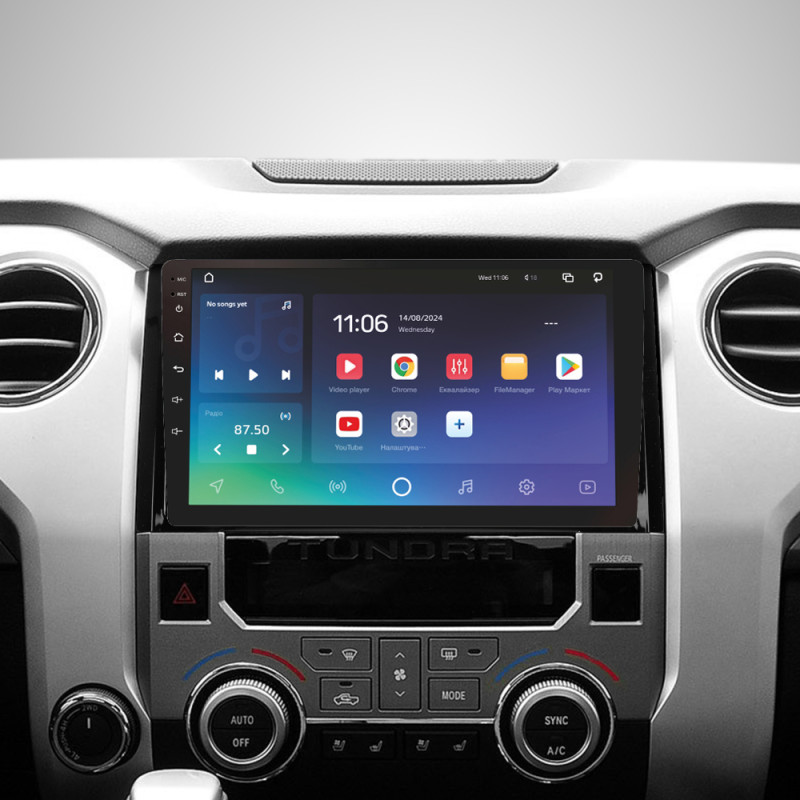 Android head unit SIGMA X9432 ANDROID 10 4+32 Gb 4G DSP Toyota Tundra XK50 2013-2020 9"