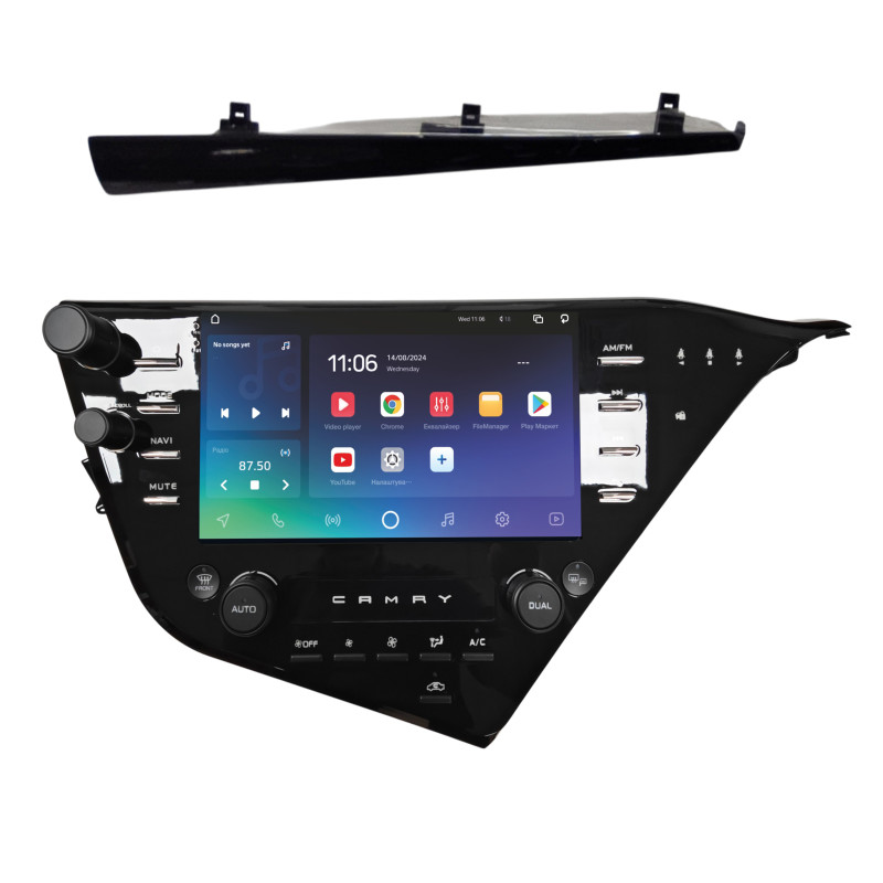Android head unit SIGMA X9464 ANDROID 10 4+64 Gb 4G DSP Toyota Camry 8 XV 70 2018+ with buttons 9" (L3)