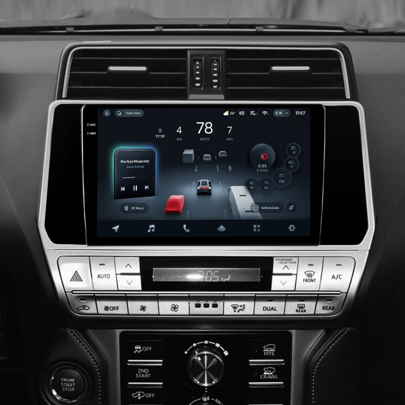 Android head unit Teyes CC4 Pro 8+128 Gb Toyota Land Cruiser Prado 150 2018-2020 10" 2k