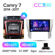 Equipo de radio original Teyes CC3 4+32 GB Toyota Camry XV70 50 55 (2014-2017) (A) 10