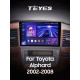 Android head unit Teyes CC3 4+64 Gb Toyota Alphard 1 H10 2005-2008 (F2) 9" 2k