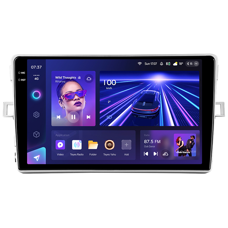 Android head unit Teyes CC3 4+32 Gb Toyota Verso R20 2009-2018 (F1) 9" 2k