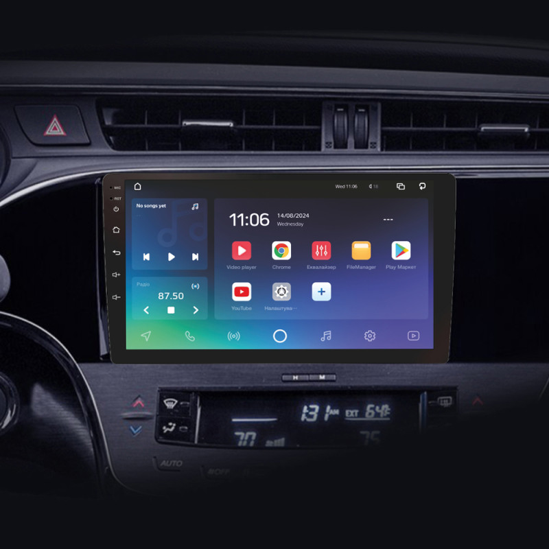 Android head unit SIGMA X9432 ANDROID 10 4+32 Gb 4G DSP Toyota Avalon 4 IV XX40 2012 - 2018 9" (L1)