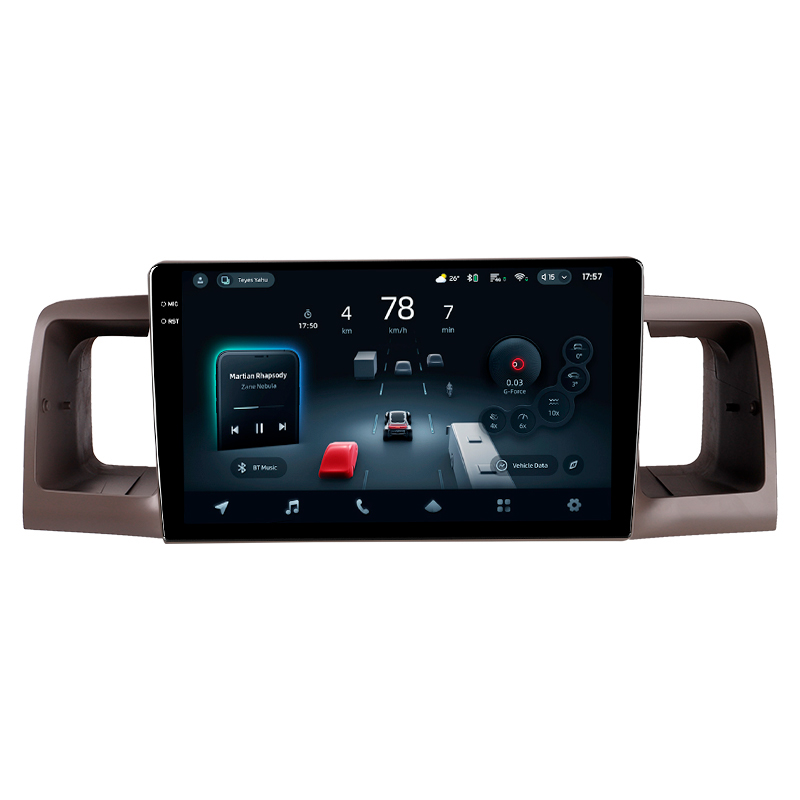 Android head unit Teyes CC4 Pro 12+256 Gb Toyota Corolla E130 E120 2000-2004 9" 2k