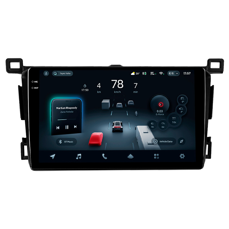 Android head unit Teyes CC4 Pro 12+256 Gb Toyota RAV4 4 XA40 5 XA50 (Right hand drive) 2012-2018 9" 2k