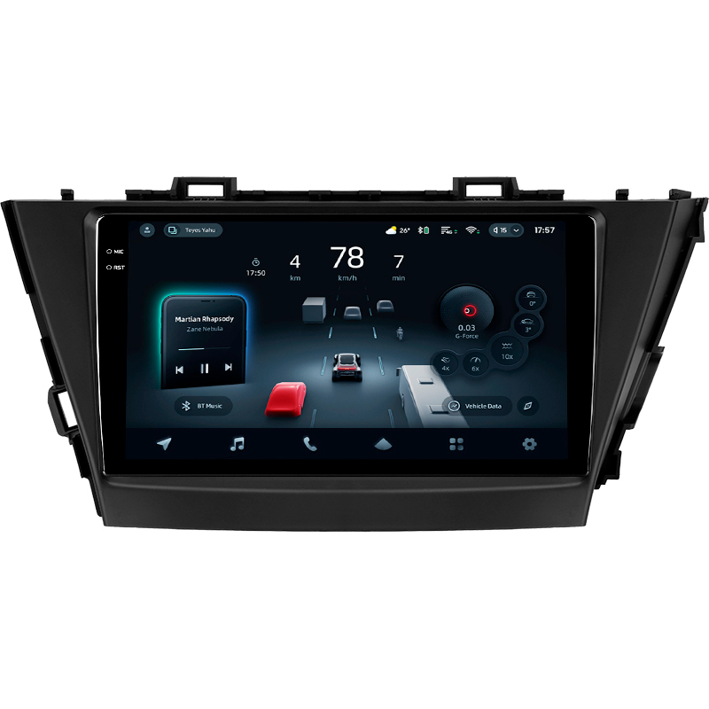 Magallanes Teyes CC4 Pro 12 + 256 GB para Toyota Prius Plus V Alpha (dirección a la izquierda) 2012-2017, pantalla táctil 9