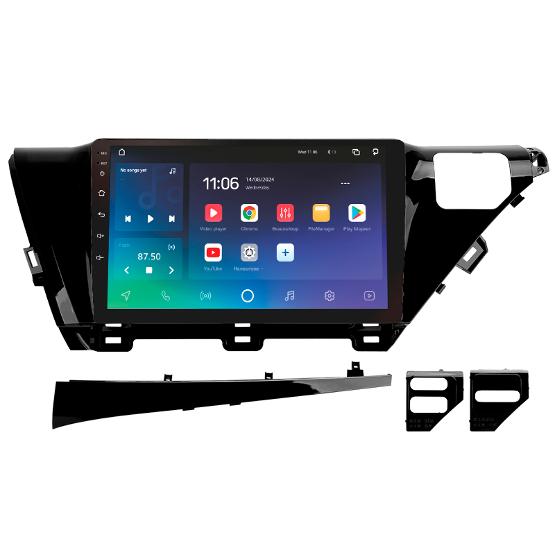 Android head unit SIGMA X10464 ANDROID 10 4+64 Gb 4G DSP Toyota Camry 8 XV 70 2017-2020 10"