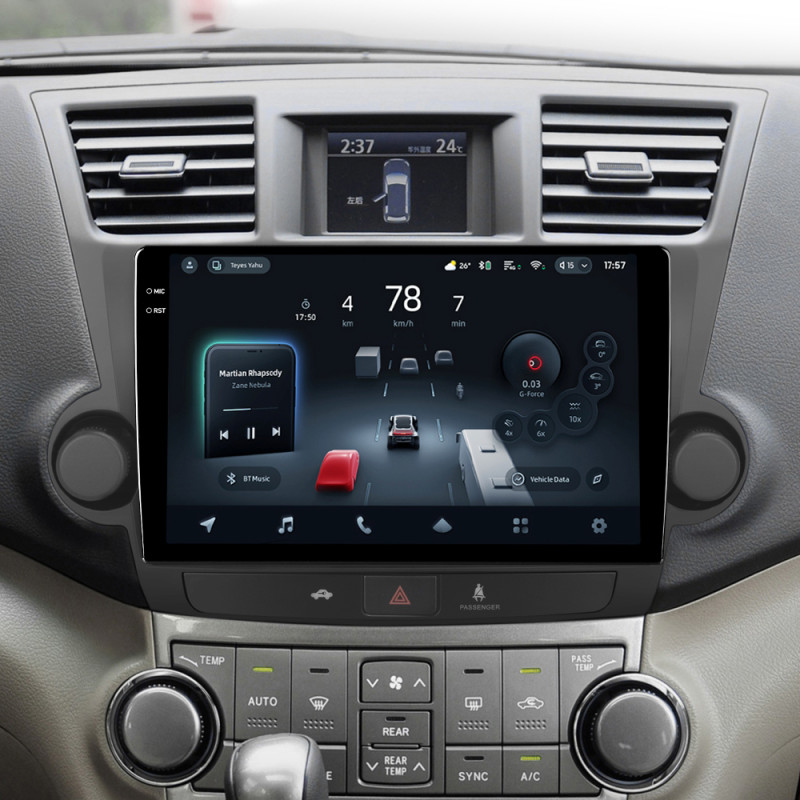 Android head unit Teyes CC4 Pro 12+256 Gb Toyota Highlander 2 XU40 2007-2013 (F2) 10" 2k (L1)