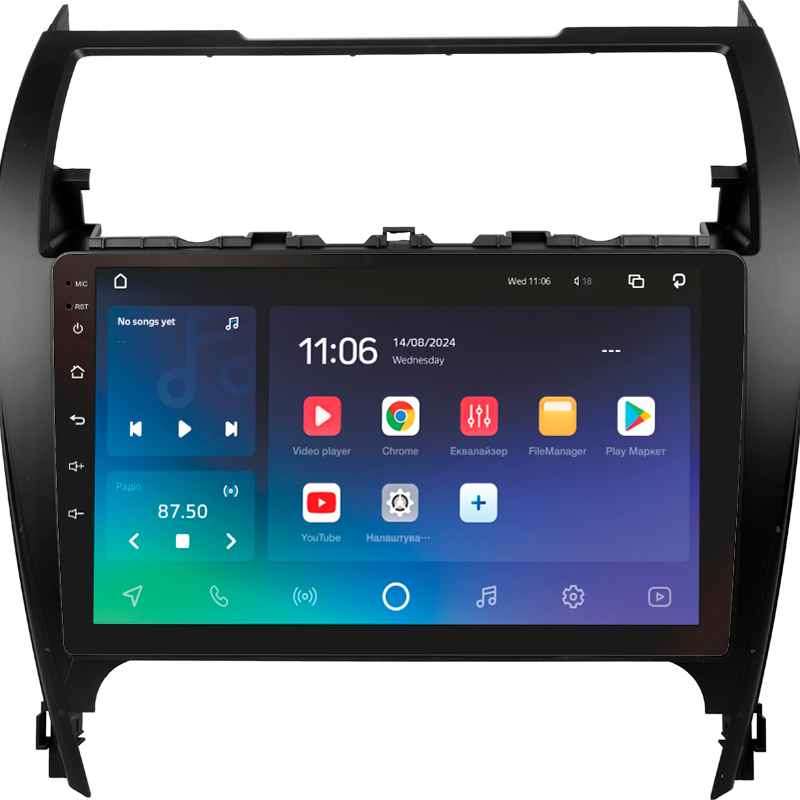 Android head unit SIGMA PRO 10464 ANDROID 10 4+64 Gb 4G DSP Toyota Camry 7 XV 50 55 Middle East 2012-2014 10"