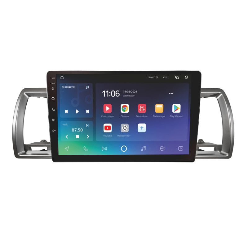 Android head unit SIGMA PRO 10464 ANDROID 10 4+64 Gb 4G DSP Toyota Hiace 2013-2018 10"
