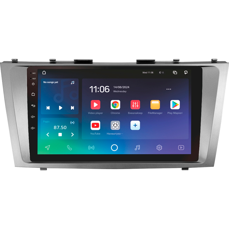 Android head unit SIGMA PRO 9464 ANDROID 10 4+64 Gb 4G DSP Toyota Camry 6 XV 40 50 2006-2011 (F1) 9"