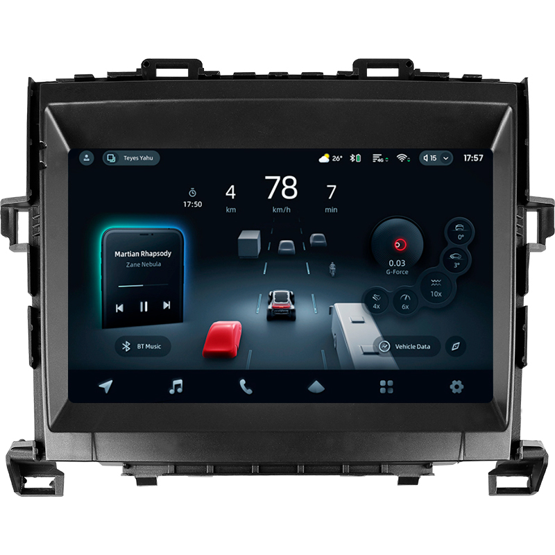 Android head unit Teyes CC4 Pro 12+256 Gb Toyota Alphard H20 2008-2014 9" 2k