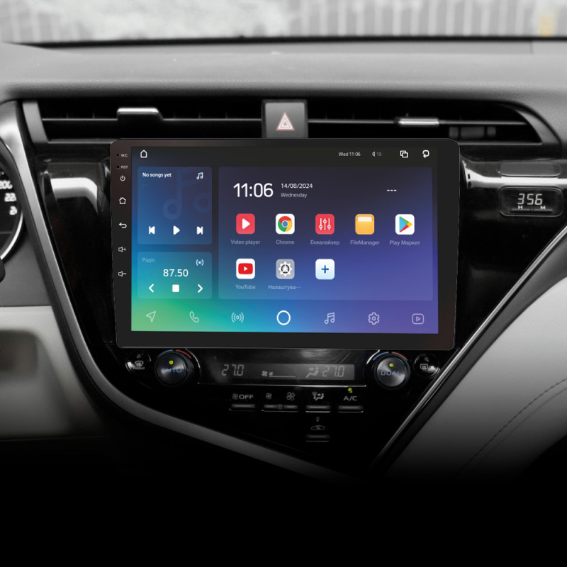 Android head unit SIGMA X10464 ANDROID 10 4+64 Gb 4G DSP Toyota Camry 8 XV 70 2017-2020 10"