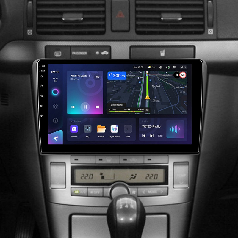 Android head unit Teyes CC3L 4+32 Gb Toyota Avensis T250 2 II 2003-2009 9"