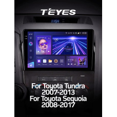 Android head unit Teyes CC3 4+32 Gb Toyota Tundra XK50 2007-2013 Sequoia XK60 2008-2017 10" 2k