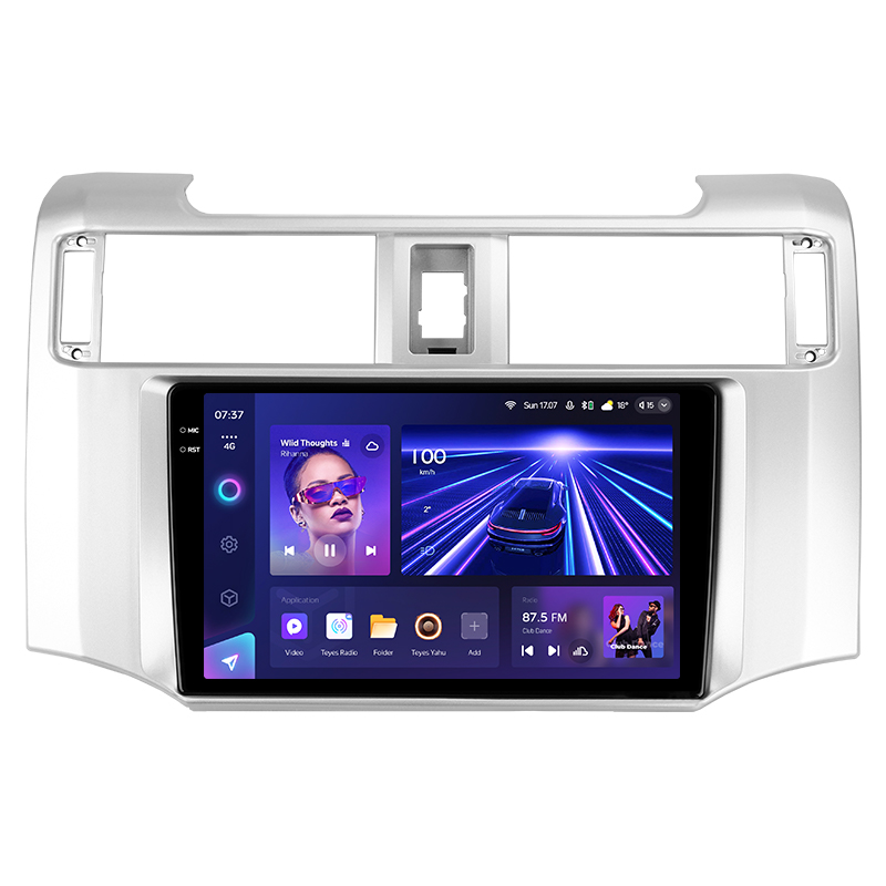 Android head unit Teyes CC3 6+128 Gb Toyota 4Runner 5 N280 2009 - 2020 9" 2k