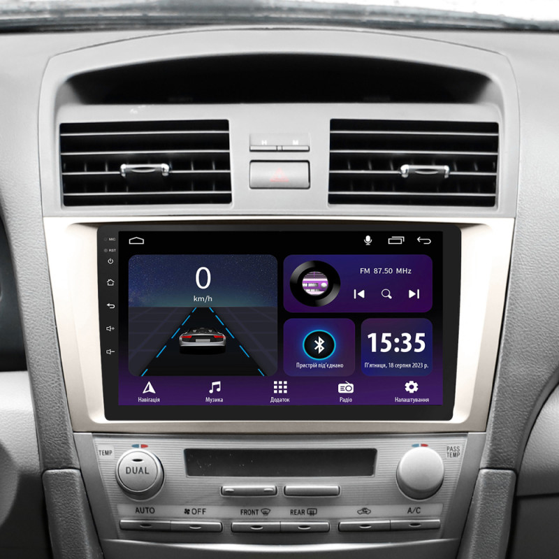 Android head unit SIGMA E9232 ANDROID 10 2+32 Gb Toyota Camry 6 XV 40 50 2006-2011 (F1) 9"