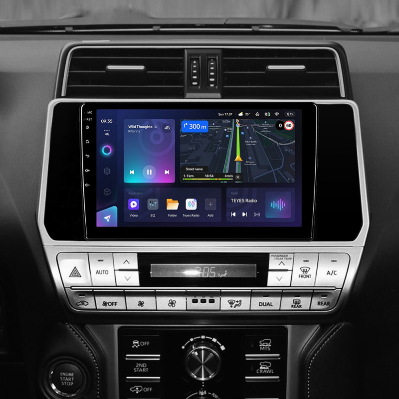 Stamm-Magnetophon Teyes CC3L 4+32 GB Toyota Land Cruiser Prado 150 (2018–2020), 10
