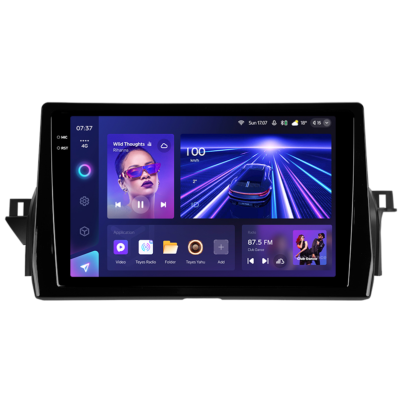 Stereo Teyes CC3 4+64 GB do Toyoty Camry 8 XV70 (1 DIN) 2020–2023, 10