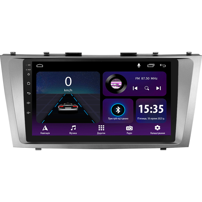 Android head unit SIGMA E9232 ANDROID 10 2+32 Gb Toyota Camry 6 XV 40 50 2006-2011 (F1) 9"