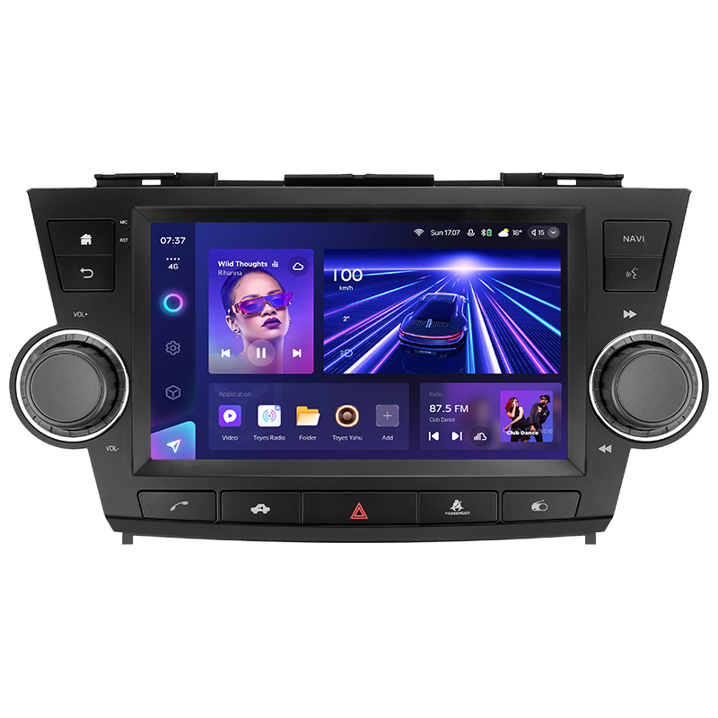 Android head unit Teyes CC3 4+64 Gb Toyota Highlander 2 XU40 2007-2013 (F3) 9" 2k (L2)