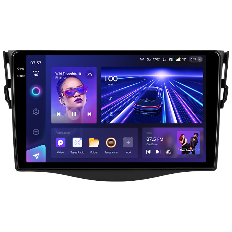 Android head unit Teyes CC3 6+128 Gb Toyota RAV4 3 XA30 (F1) 2005-2016 9" 2k