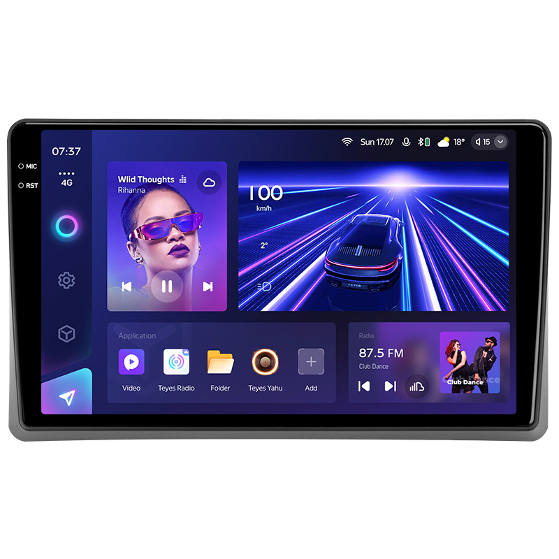 Android head unit Teyes CC3 6+128 Gb Toyota Land Cruiser 10 J100 100 1998-2007 9" 2k