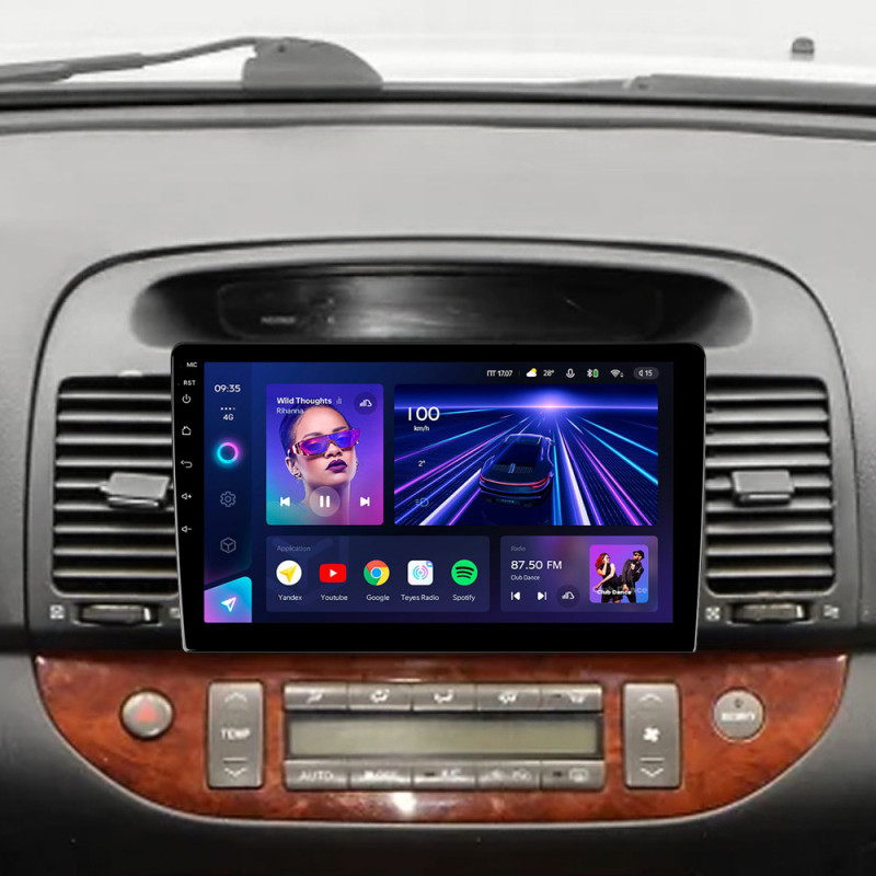 Android head unit Teyes CC3 4+32 Gb Toyota Camry 5 XV 30 2001-2006-A 9"