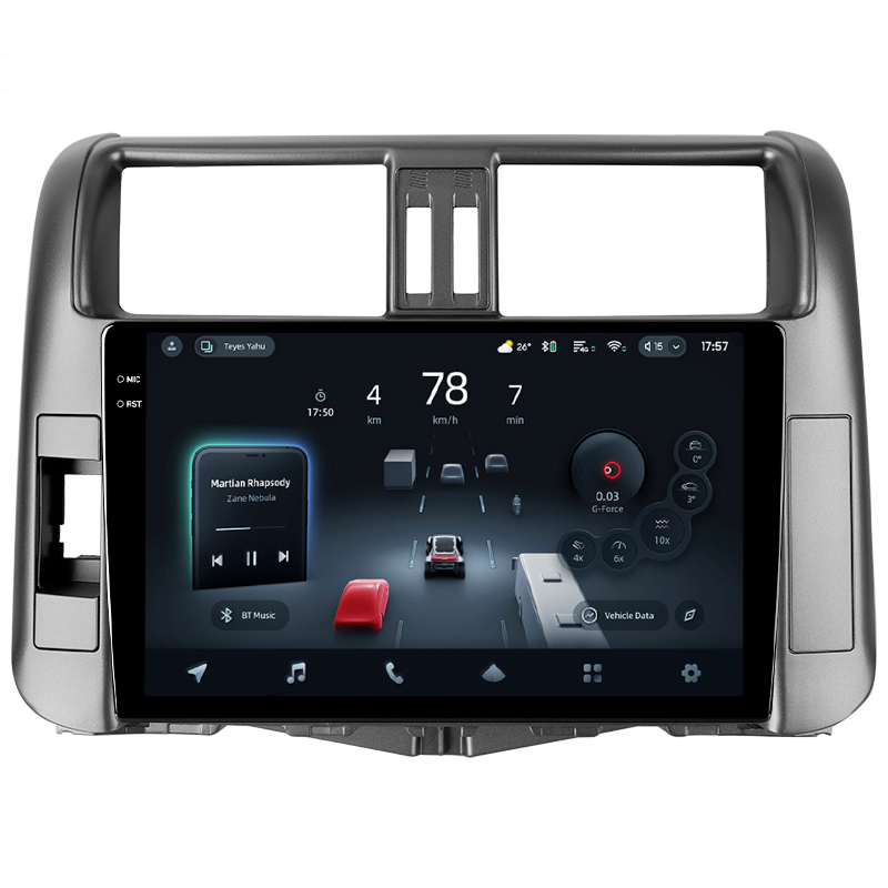 Android head unit Teyes CC4 Pro 8+128 Gb Toyota Land Cruiser Prado 150 2009-2013 (A) 9" 2k