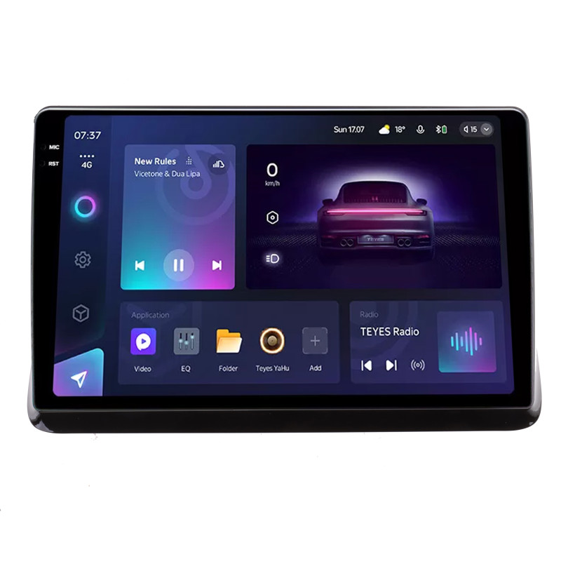 Android head unit Teyes CC3 4+32 Gb Toyota NOAH ESQUIRE VOXY 2014-2018 UV Black 10" 2k