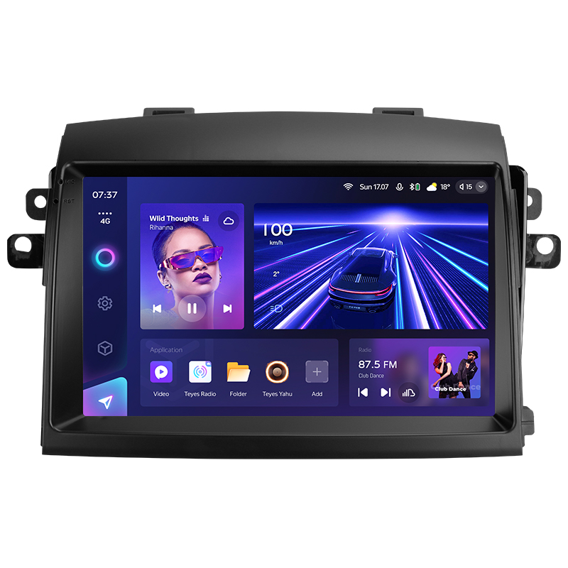 Android head unit Teyes CC3 6+128 Gb with 360° surround view° Toyota Sienna 2 II XL20 2003-2010 9" 2k
