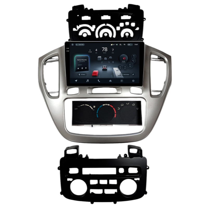 Android head unit Teyes CC4 Pro 8+128 Gb Toyota HIGHLANDER 2001-2003 Sliver KIT 9" 2k (L1)
